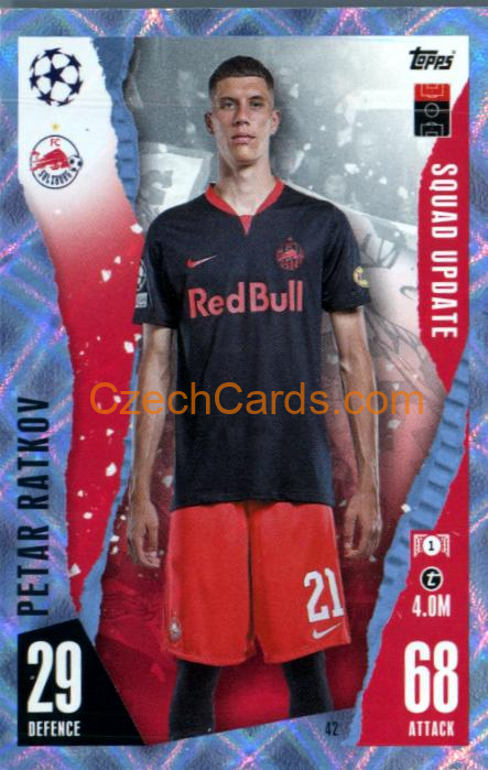 Petar Ratkov 2023/24 Topps Match Attax Extra Crystal Parallel #42