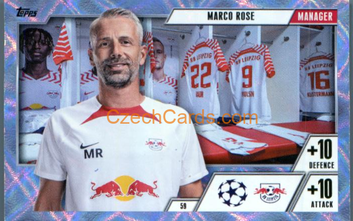 Marco Rose 2023/24 Topps Match Attax Extra Crystal Parallel #59