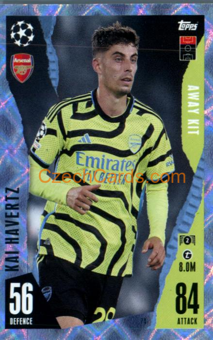 Kai Havertz 2023/24 Topps Match Attax Extra Crystal Parallel #74