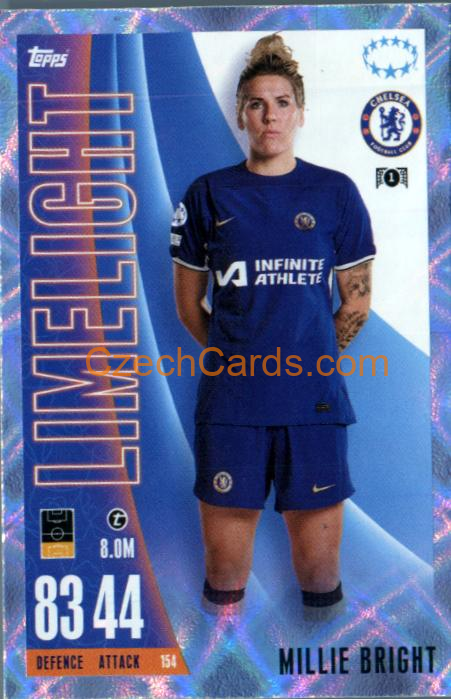 Millie Bright 2023/24 Topps Match Attax Extra Crystal Parallel #154