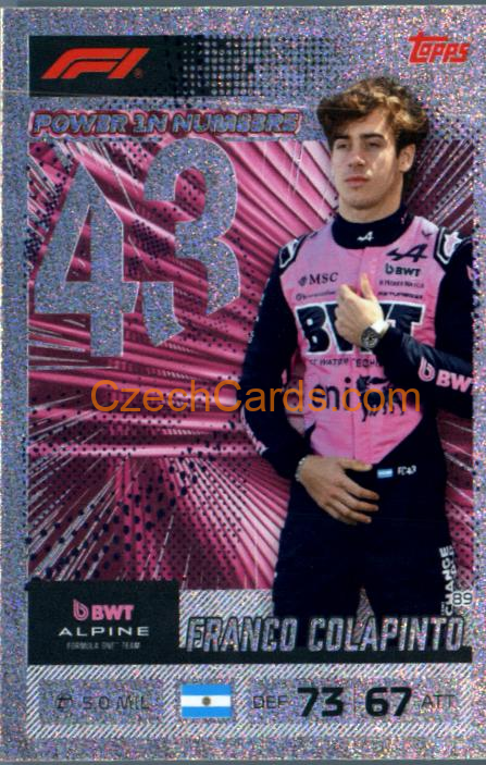 Franco Colapinto 2026 Turbo Attax #89
