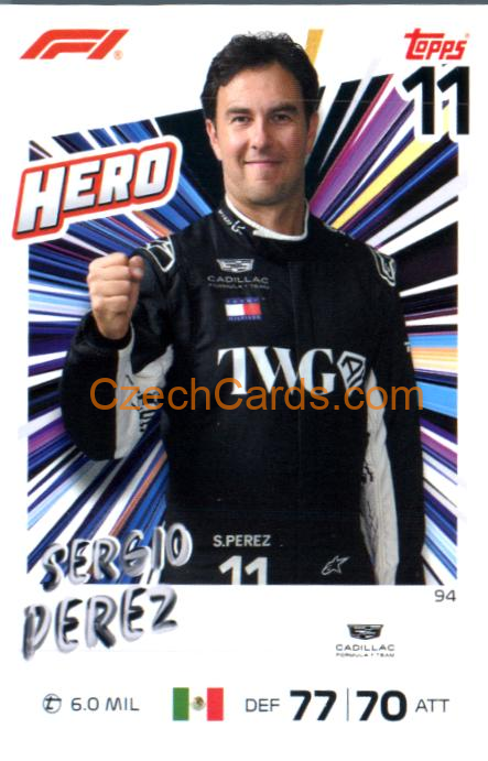 Sergio Perez 2026 Turbo Attax #94