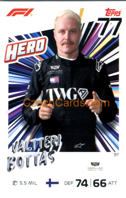 Valtteri Bottas 2026 Turbo Attax #97
