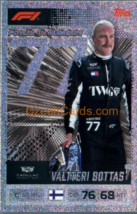 Valtteri Bottas 2026 Turbo Attax #98