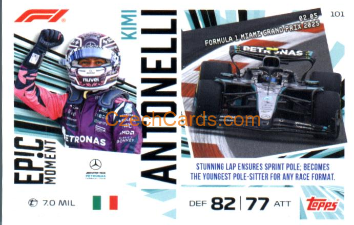 Kimi Antonelli 2026 Turbo Attax #101