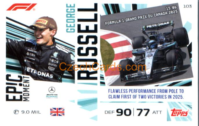 George Russell 2026 Turbo Attax #103