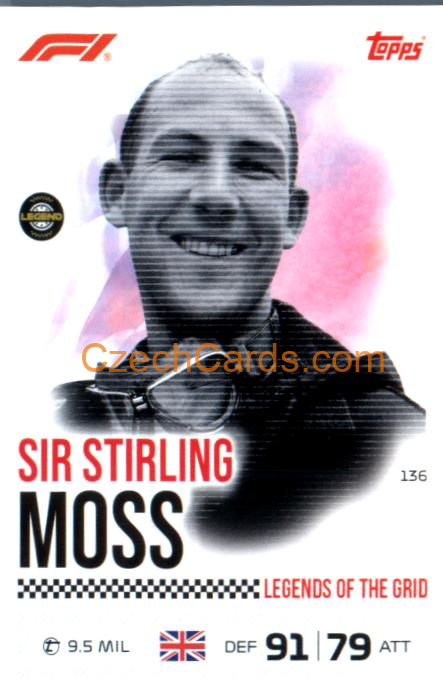 Sir Stirling Moss 2026 Turbo Attax #136