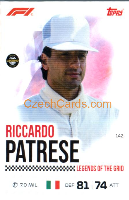 Riccardo Patrese 2026 Turbo Attax #142