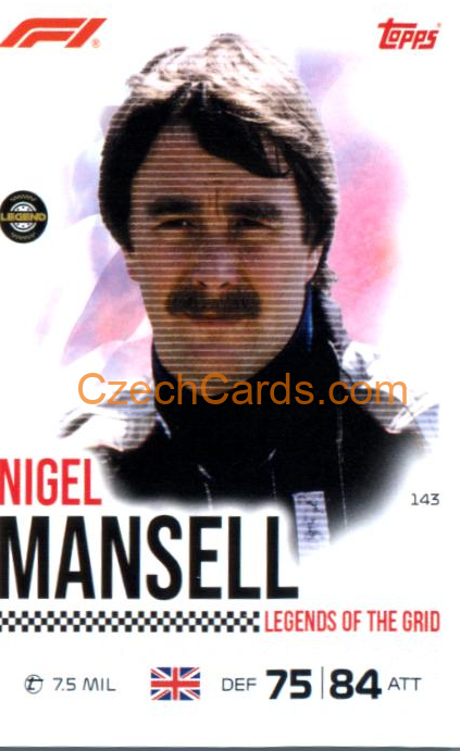 Nigel Mansell 2026 Turbo Attax #143