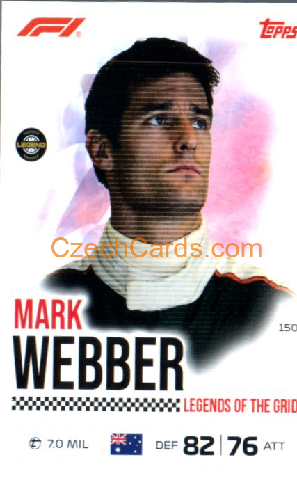 Mark Webber 2026 Turbo Attax #150