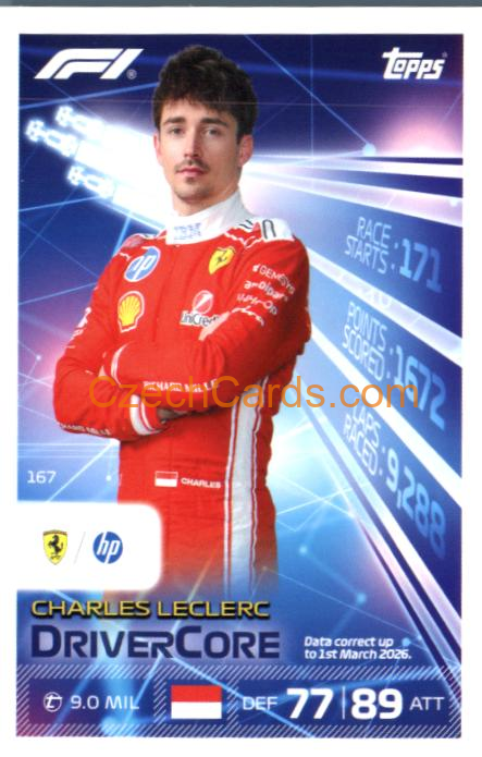 Charles Leclerc 2026 Turbo Attax #167