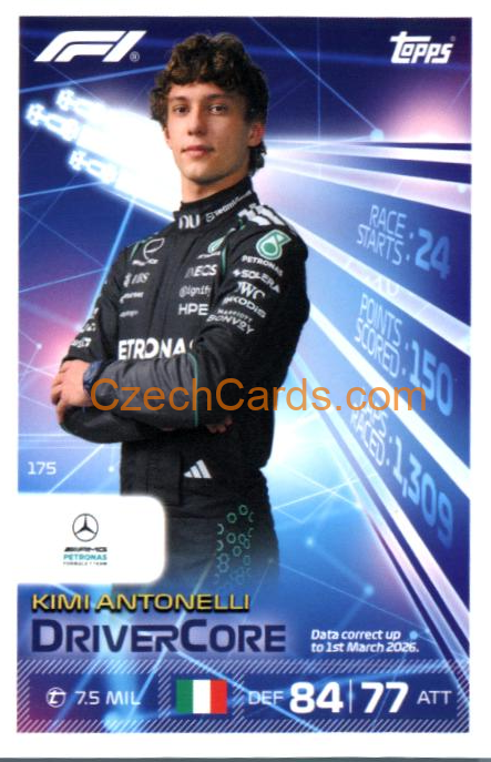 Kimi Antonelli 2026 Turbo Attax #175