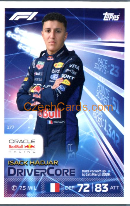 Isack Hadjar 2026 Turbo Attax #177