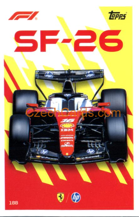 Charles Leclerc (Ferrari SF-26) 2026 Turbo Attax #188