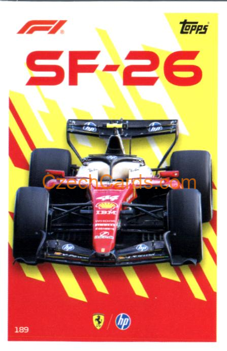 Lewis Hamilton (Ferrari SF-26) 2026 Turbo Attax #189