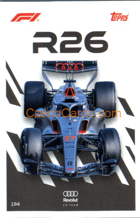 Nico Hulkenberg (Audi R26) 2026 Turbo Attax #194