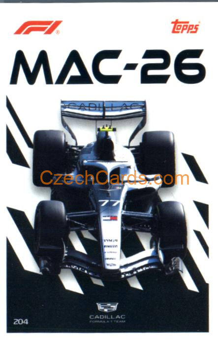 Valtteri Bottas (Cadillac MAC-26) 2026 Turbo Attax #204