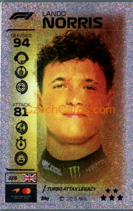 Lando Norris 2026 Turbo Attax #228