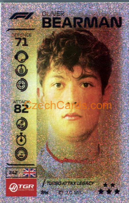 Oliver Bearman 2026 Turbo Attax #242