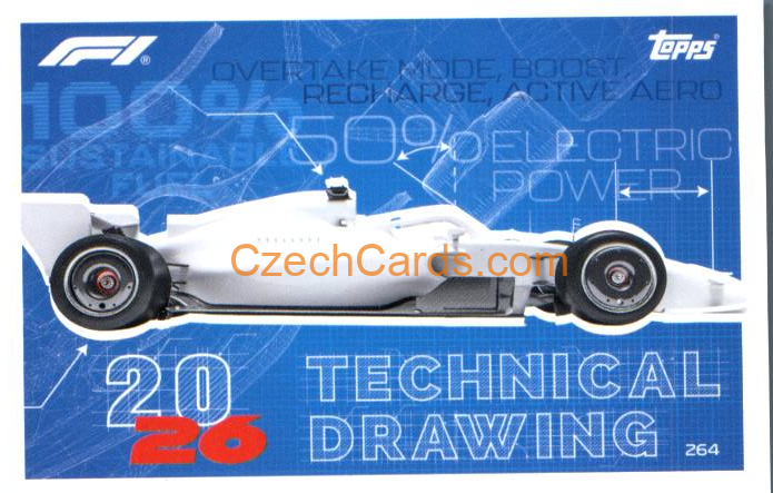 2026 F1® Car 2026 Turbo Attax #264