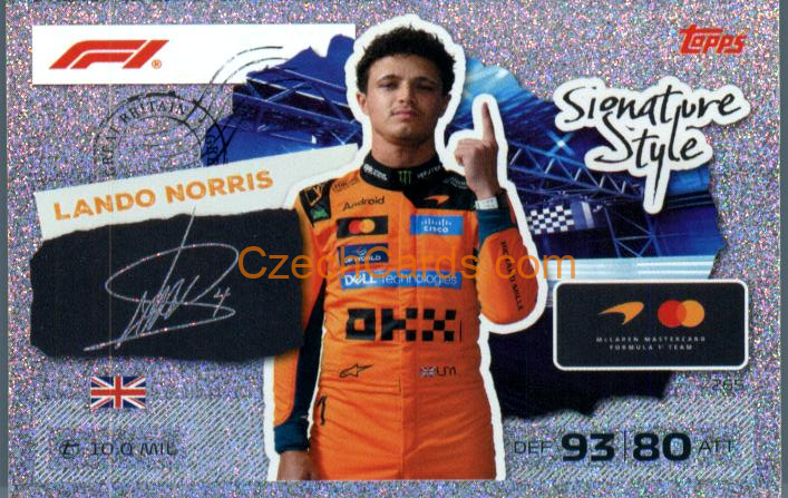 Lando Norris 2026 Turbo Attax #265