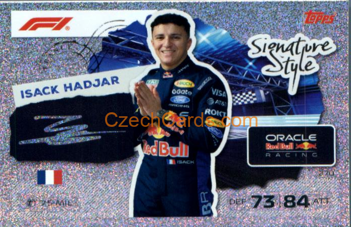 Isack Hadjar 2026 Turbo Attax #270