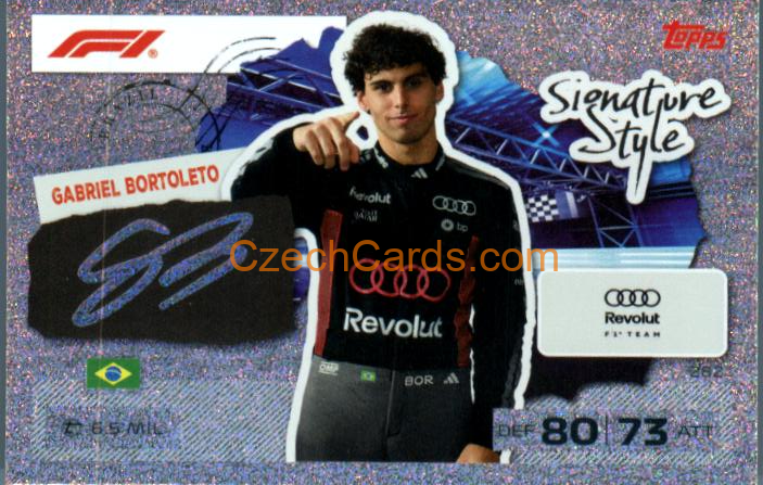 Gabriel Bortoleto 2026 Turbo Attax #282