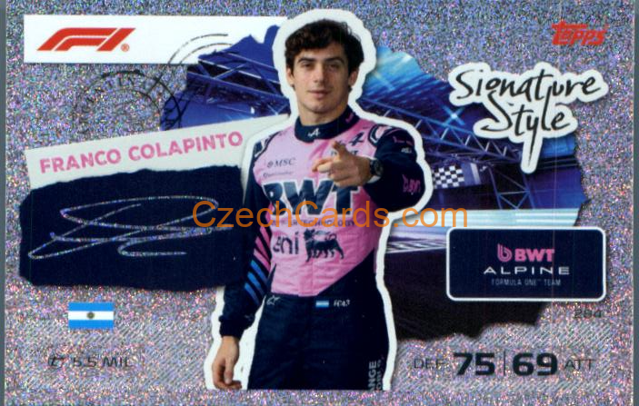 Franco Colapinto 2026 Turbo Attax #284