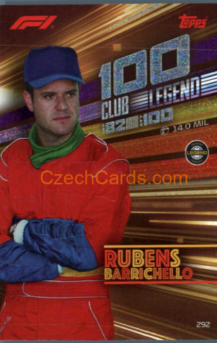 Rubens Barrichello 2026 Turbo Attax #292