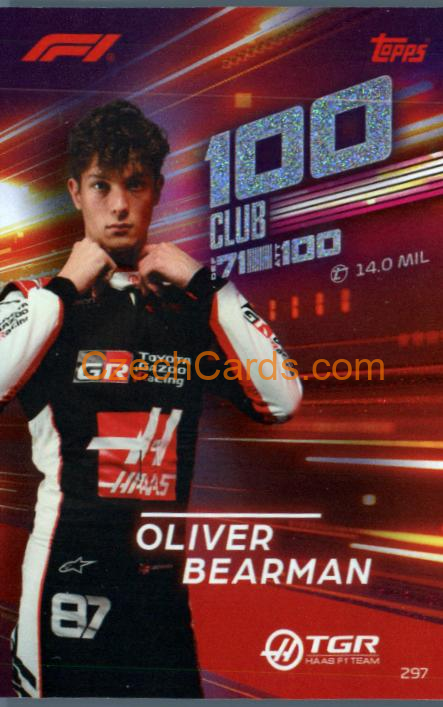 Oliver Bearman 2026 Turbo Attax #297
