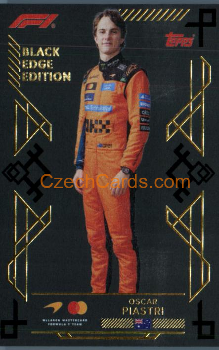 Oscar Piastri 2026 Turbo Attax Black Edge #301