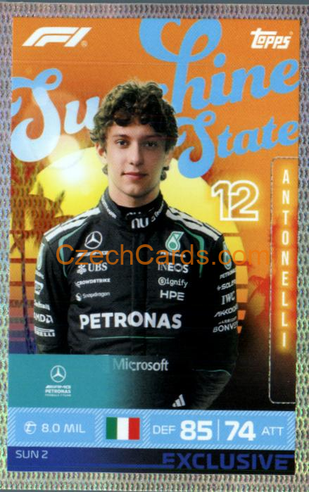 Kimi Antonelli 2026 Turbo Attax #SUN2