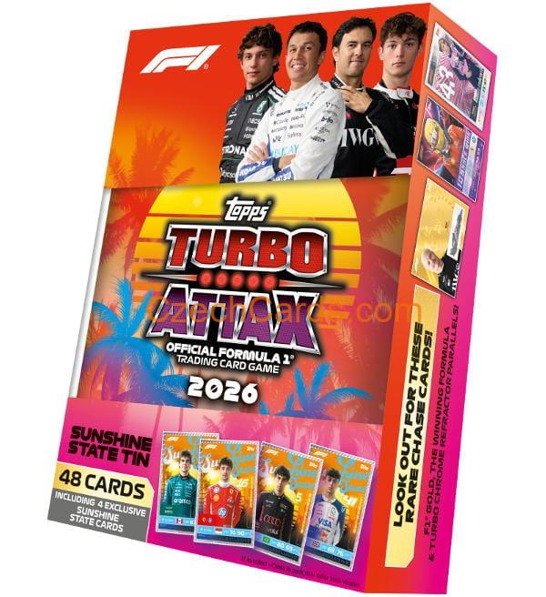 Topps Formula 1 2026 Turbo Attax Mega Tin Sunshine State