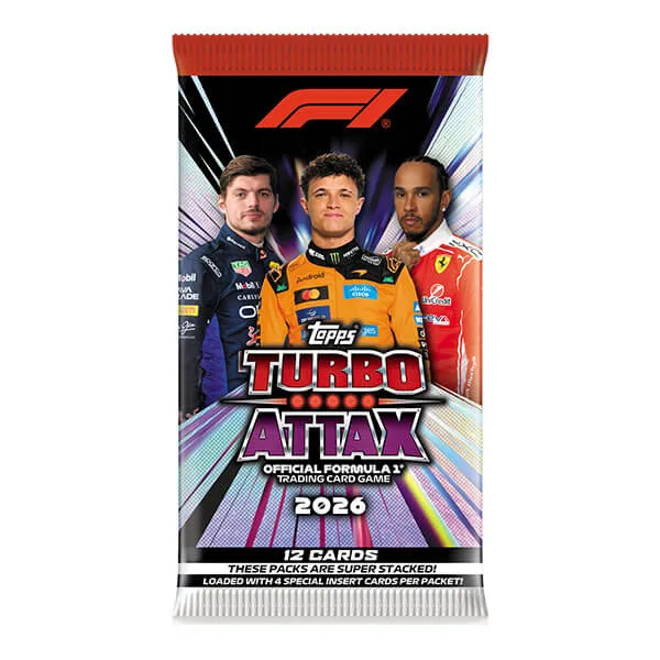 Balíček sběratelských karet 2026 Turbo Attax 