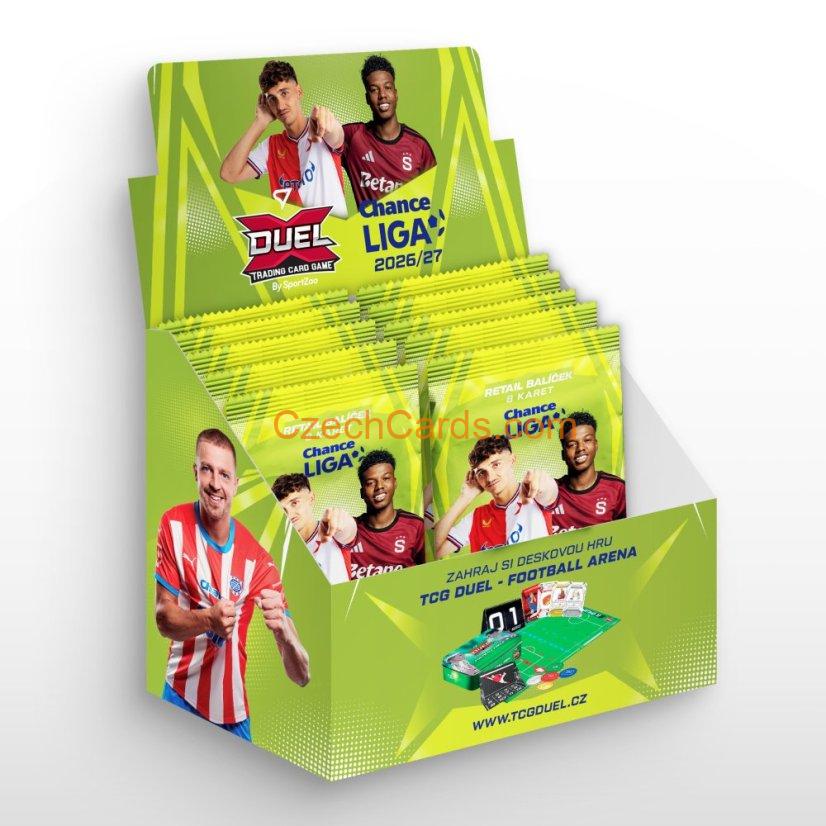Retail box sběratelských karet 2026/27 Sportzoo Duel Chance liga
