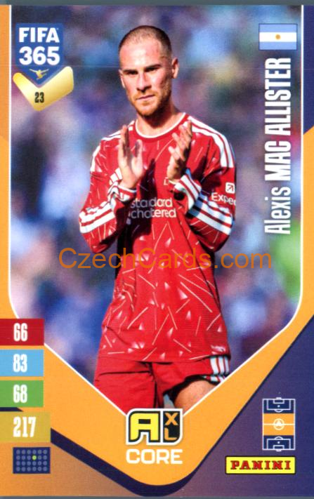 Alexis Mac Allister 2027 Panini FIFA 365 Adrenalyn #23