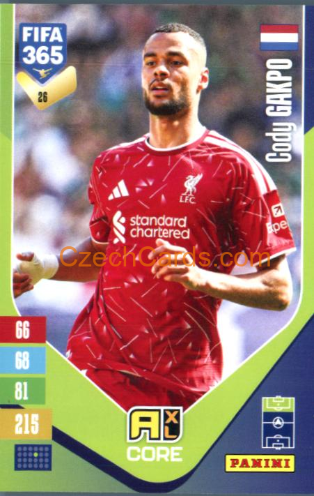 Cody Gakpo 2027 Panini FIFA 365 Adrenalyn #26