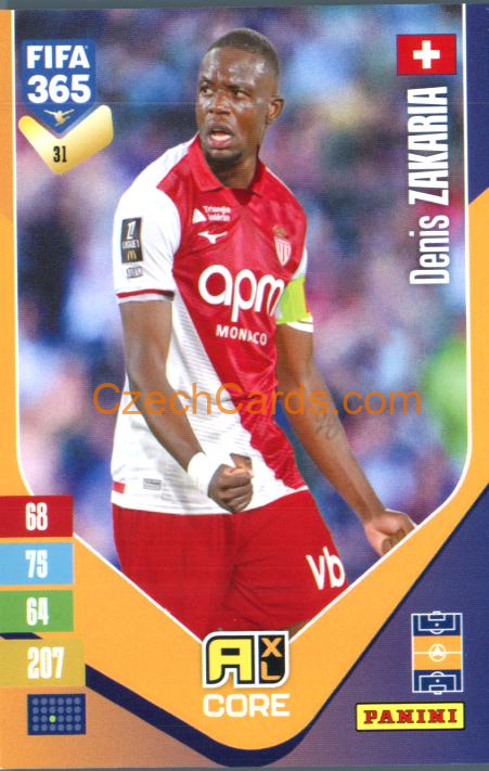 Denis Zakaria 2027 Panini FIFA 365 Adrenalyn #31