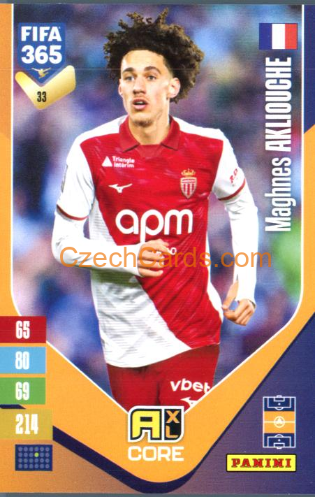 Maghnes Akliouche 2027 Panini FIFA 365 Adrenalyn #33