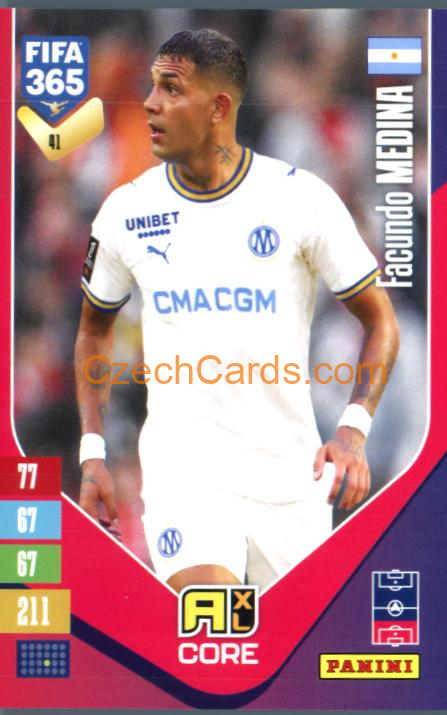 Facundo Medina 2027 Panini FIFA 365 Adrenalyn #41