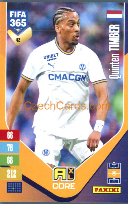 Quinten Timber 2027 Panini FIFA 365 Adrenalyn #42