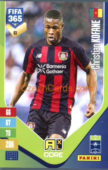 Christian Kofane 2027 Panini FIFA 365 Adrenalyn #63