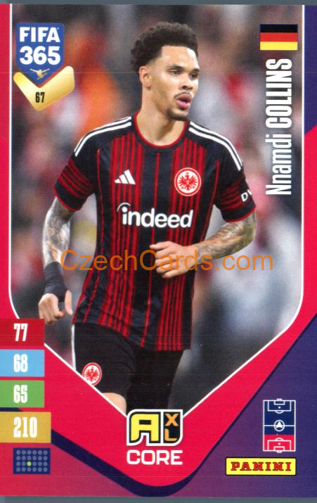 Nnamdi Collins 2027 Panini FIFA 365 Adrenalyn #67