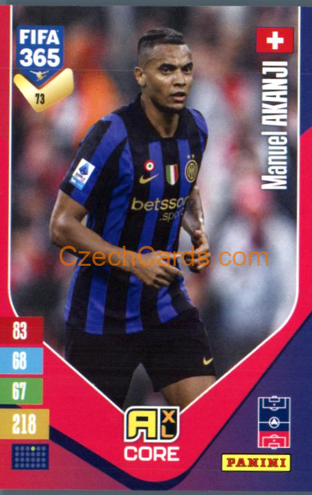 Manuel Akanji 2027 Panini FIFA 365 Adrenalyn #73
