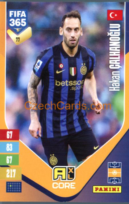 Hakan Çalhanoğlu 2027 Panini FIFA 365 Adrenalyn #77