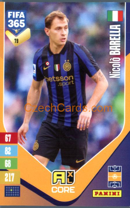 Nicolò Barella 2027 Panini FIFA 365 Adrenalyn #79