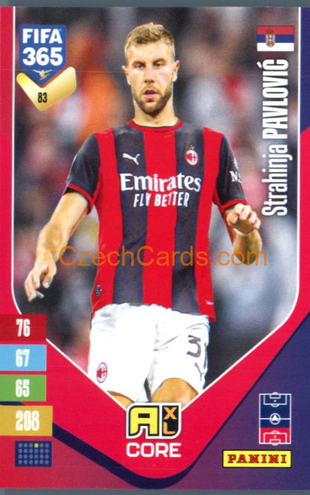 Strahinja Pavlović 2027 Panini FIFA 365 Adrenalyn #83