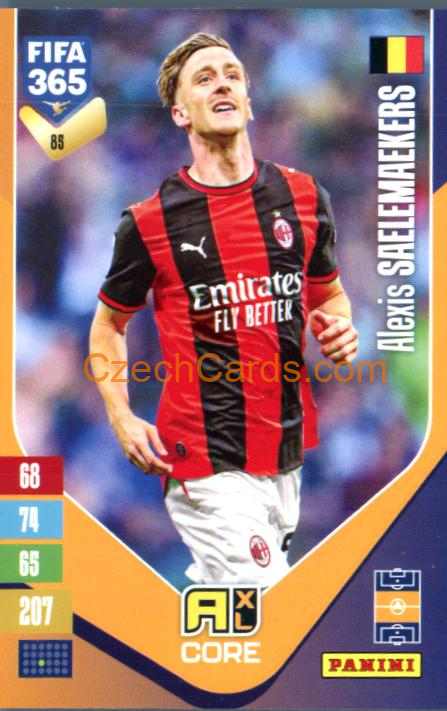 Alexis Saelemaekers 2027 Panini FIFA 365 Adrenalyn #85