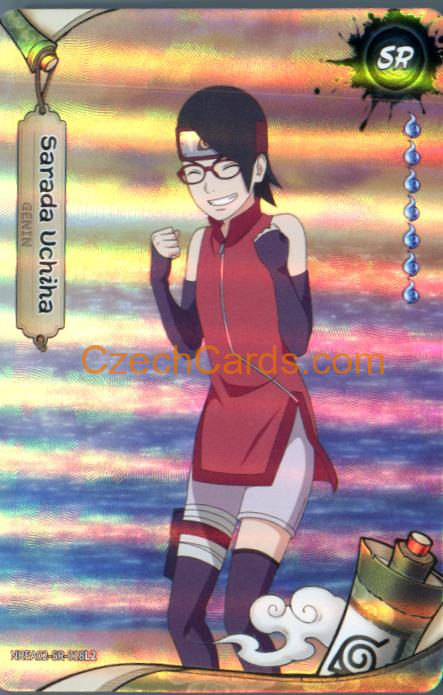 2026 Kayou Naruto Earth Scroll Ser. 2 Sarada Uchiha #SR018