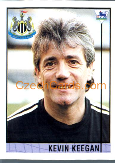 Kevin Keegan Manager 1996 Merlin Premier League Sticker #132